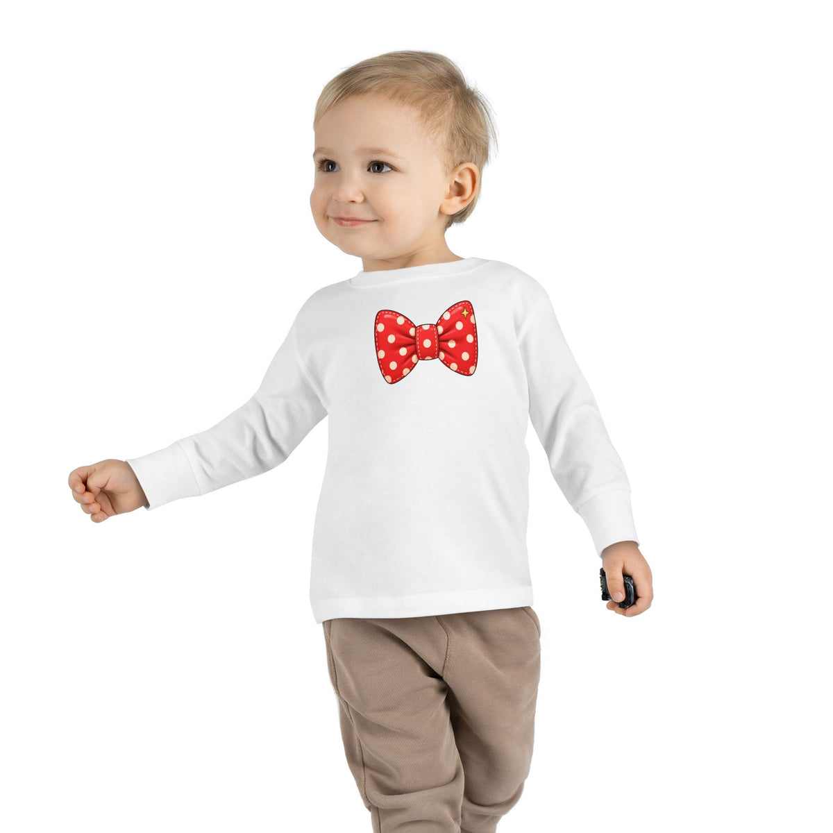 Toddler Long Sleeve Tee - Bow