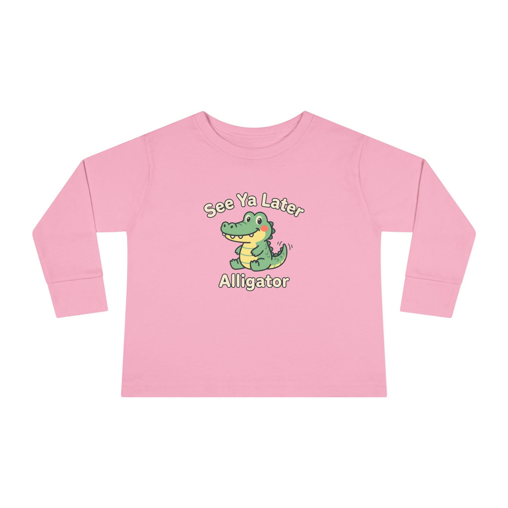 Toddler Long Sleeve Tee — See Ya Later Alligator