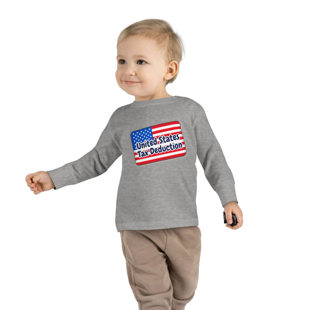 Toddler Long Sleeve Tee - United States Tax Deduction