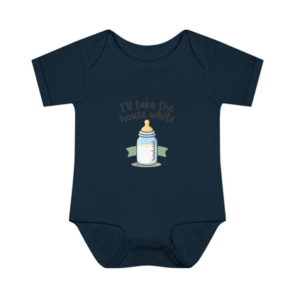 Infant Onesie - I'll Take the House White