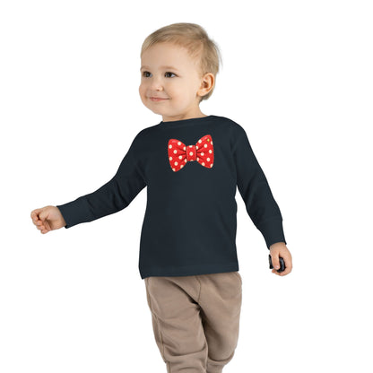 Toddler Long Sleeve Tee - Bow