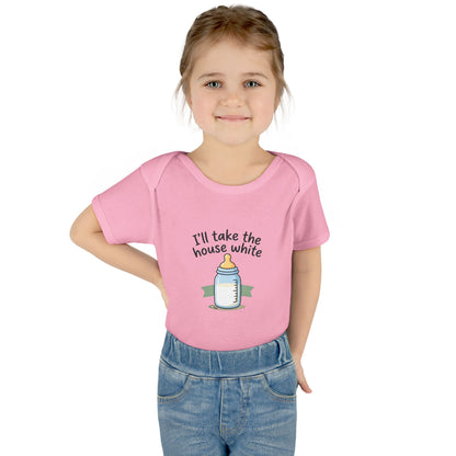 Infant Onesie - I'll Take the House White