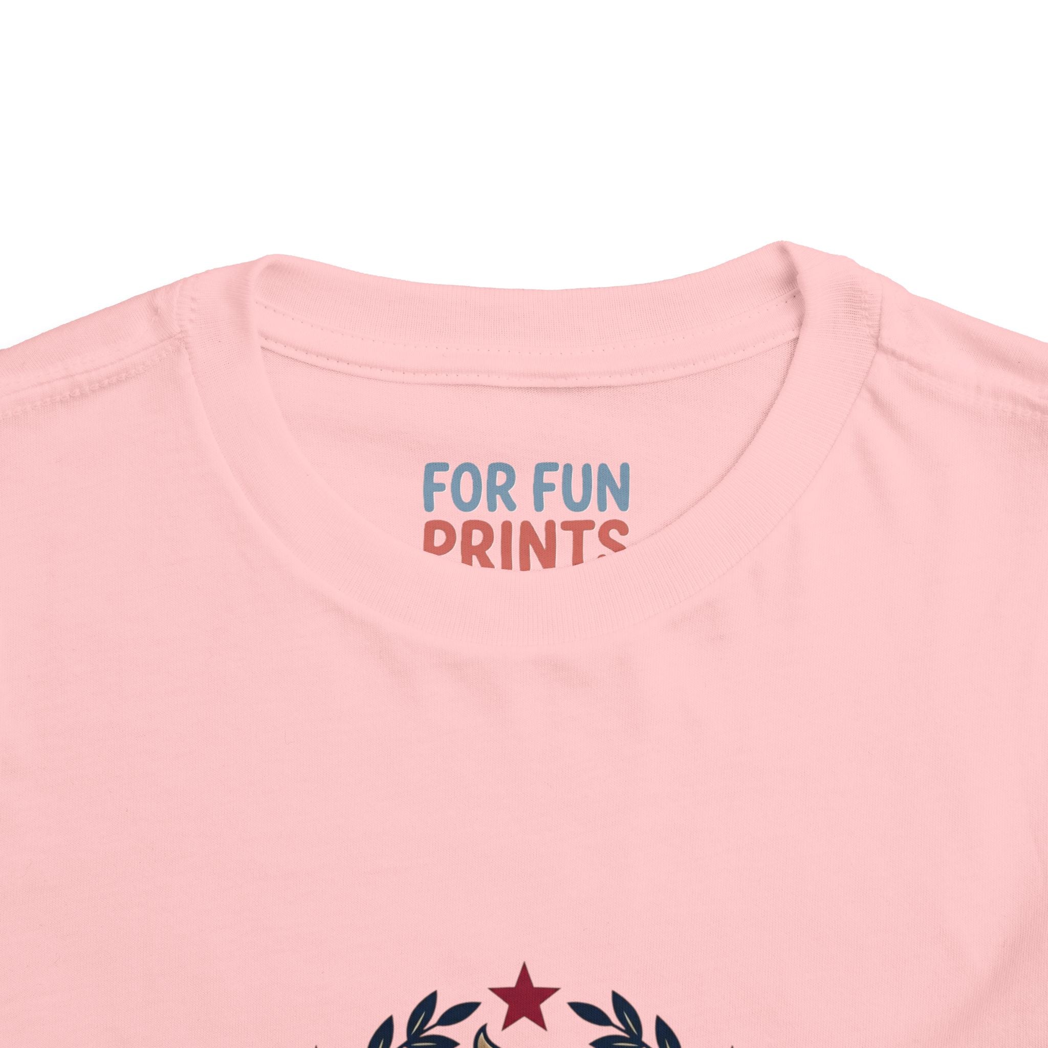 Toddler Tee — Patriotic Baby Eagle Graphic "Lookin' Fly this 4th of July"