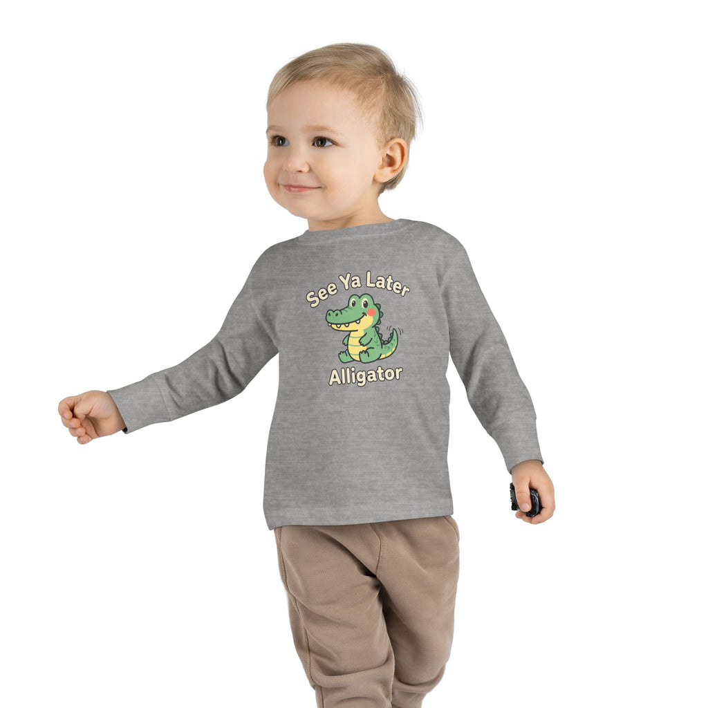Toddler Long Sleeve Tee — See Ya Later Alligator
