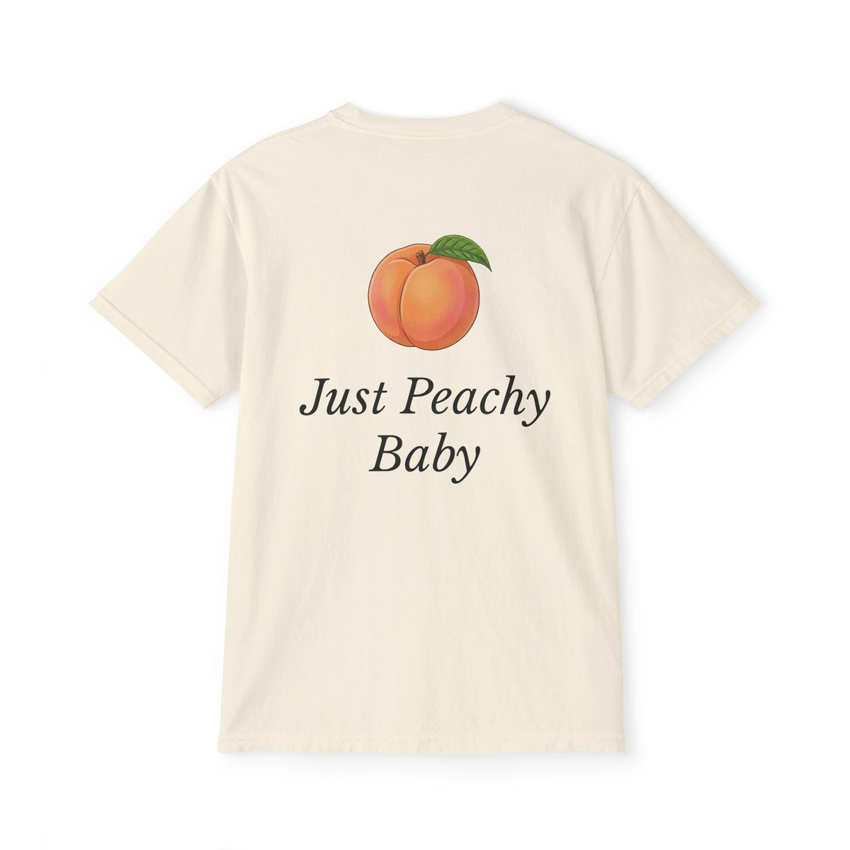 Comfort Colors SS T-Shirt *Pocket* - Just Peachy Baby