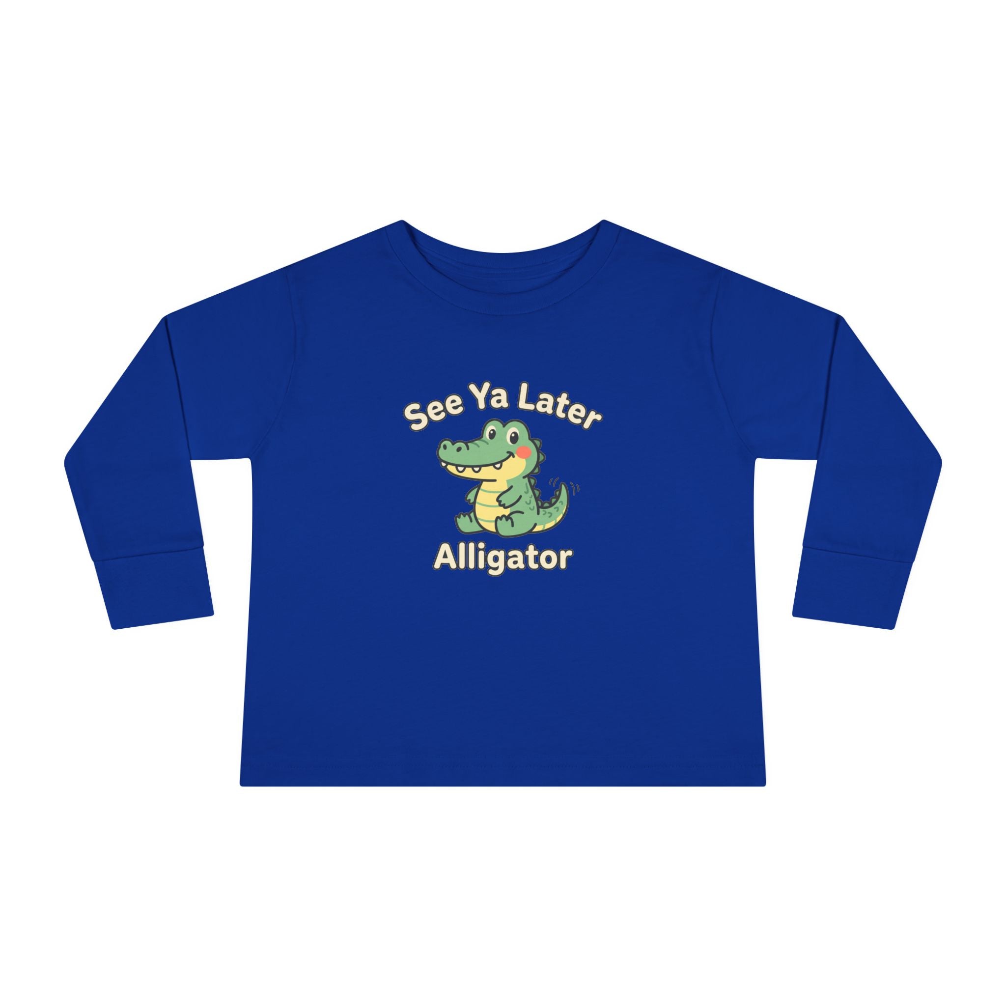 Toddler Long Sleeve Tee — See Ya Later Alligator