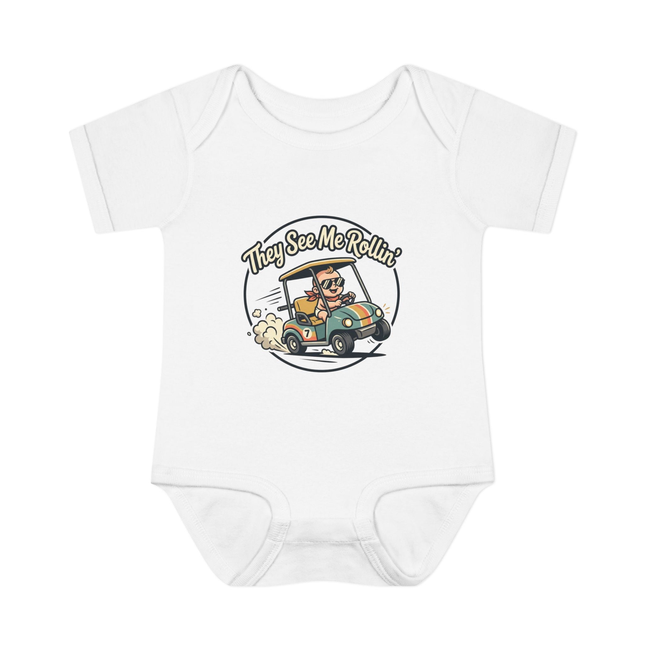 Infant Onesie - They See Me Rollin'