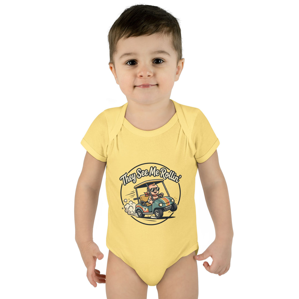 Infant Onesie - They See Me Rollin'
