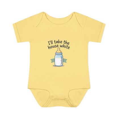 Infant Onesie - I'll Take the House White