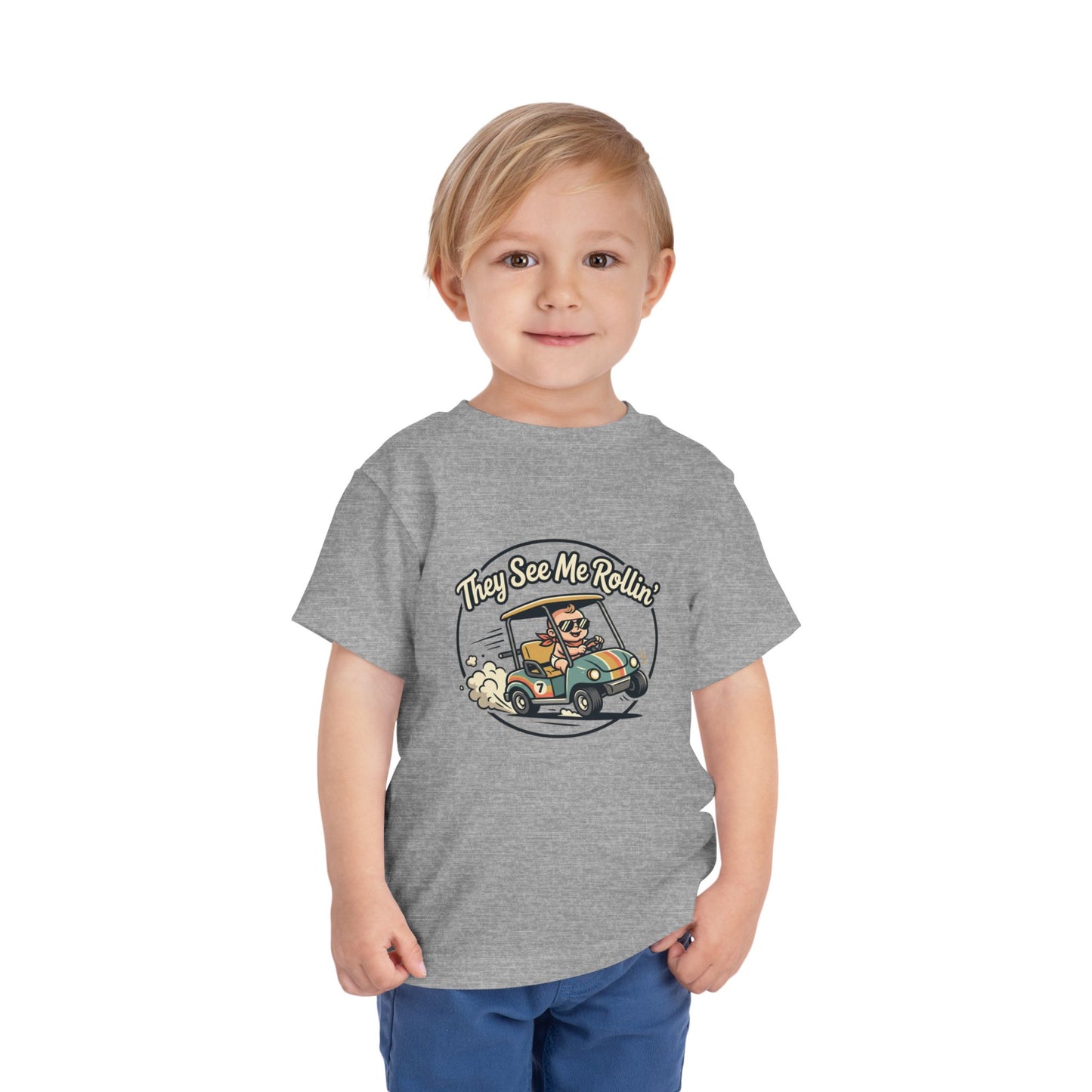 Toddler Tee - They See Me Rollin'
