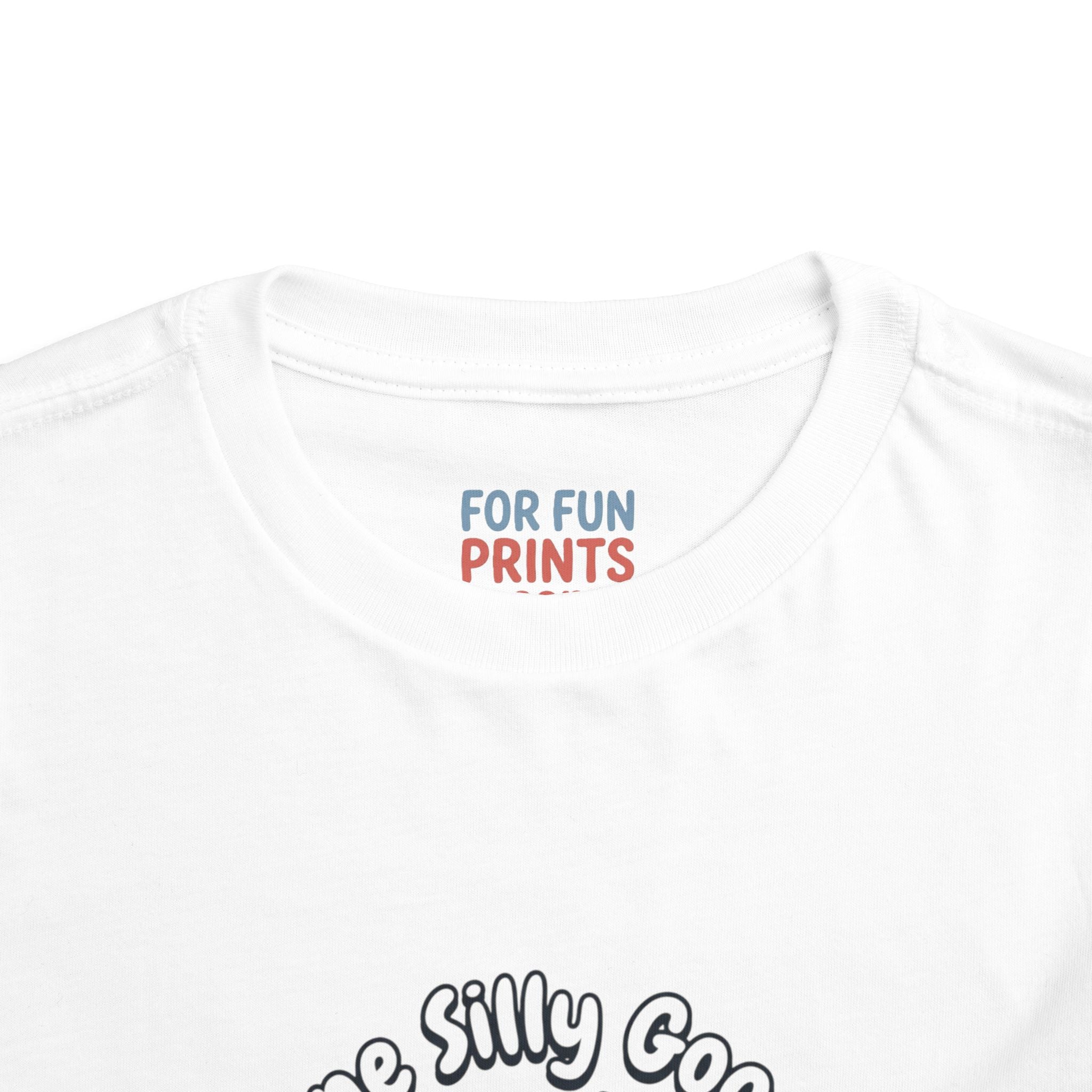 One Silly Goose Toddler Tee — Cute Cartoon Baby Goose Shirt