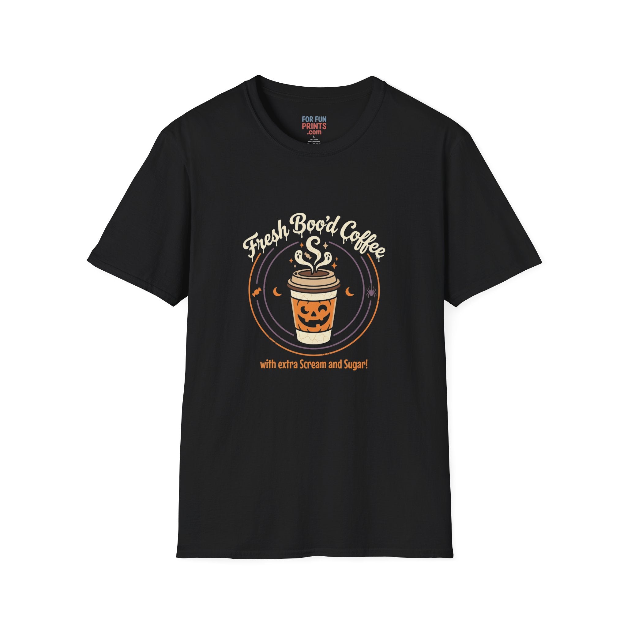 Unisex SS T-Shirt - Halloween Fresh Boo'd Coffee