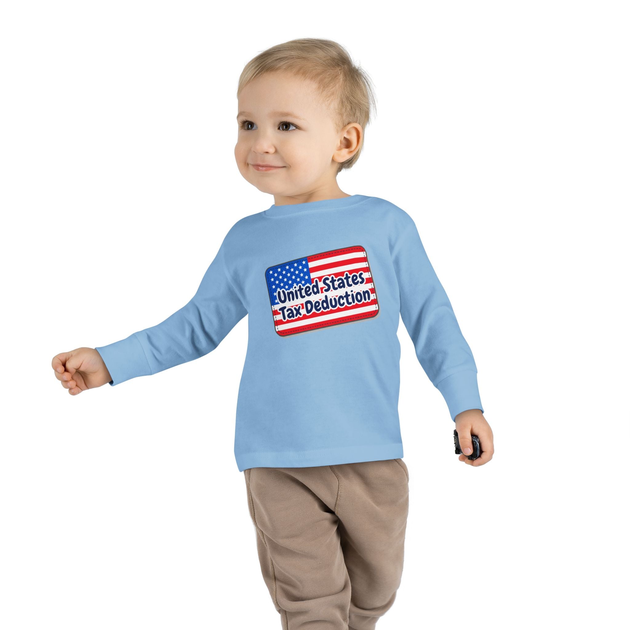 Toddler Long Sleeve Tee - United States Tax Deduction
