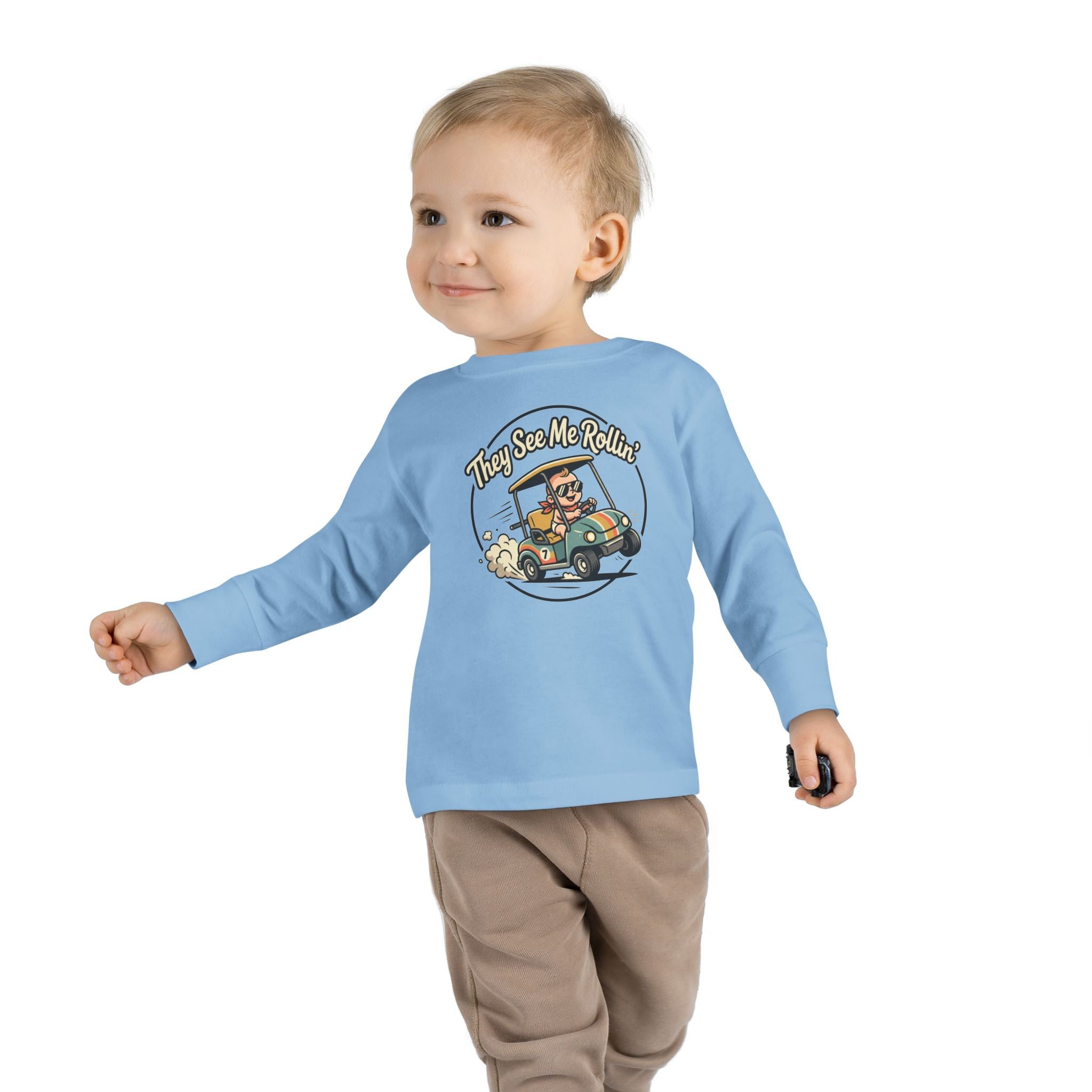 Toddler Tee — They See Me Rollin
