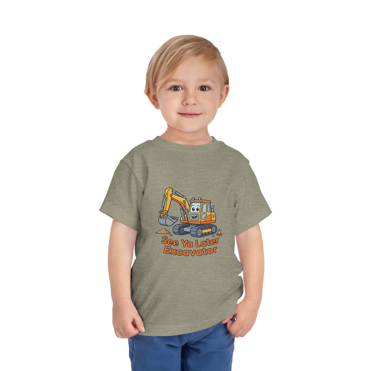 Toddler Tee — See Ya Later Excavator