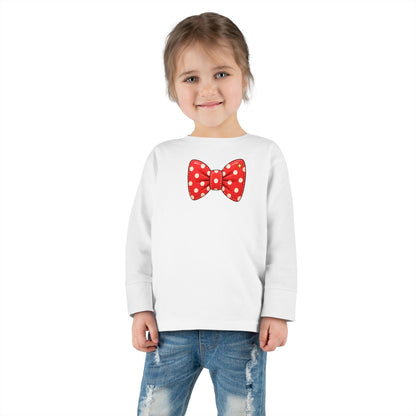 Toddler Long Sleeve Tee - Bow