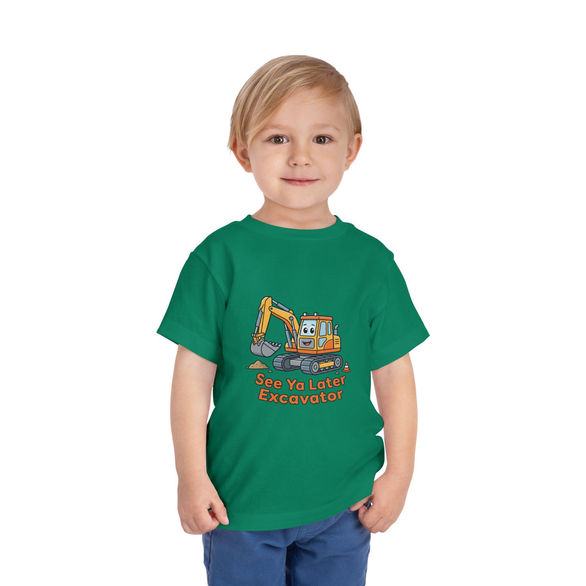 Toddler Tee — See Ya Later Excavator