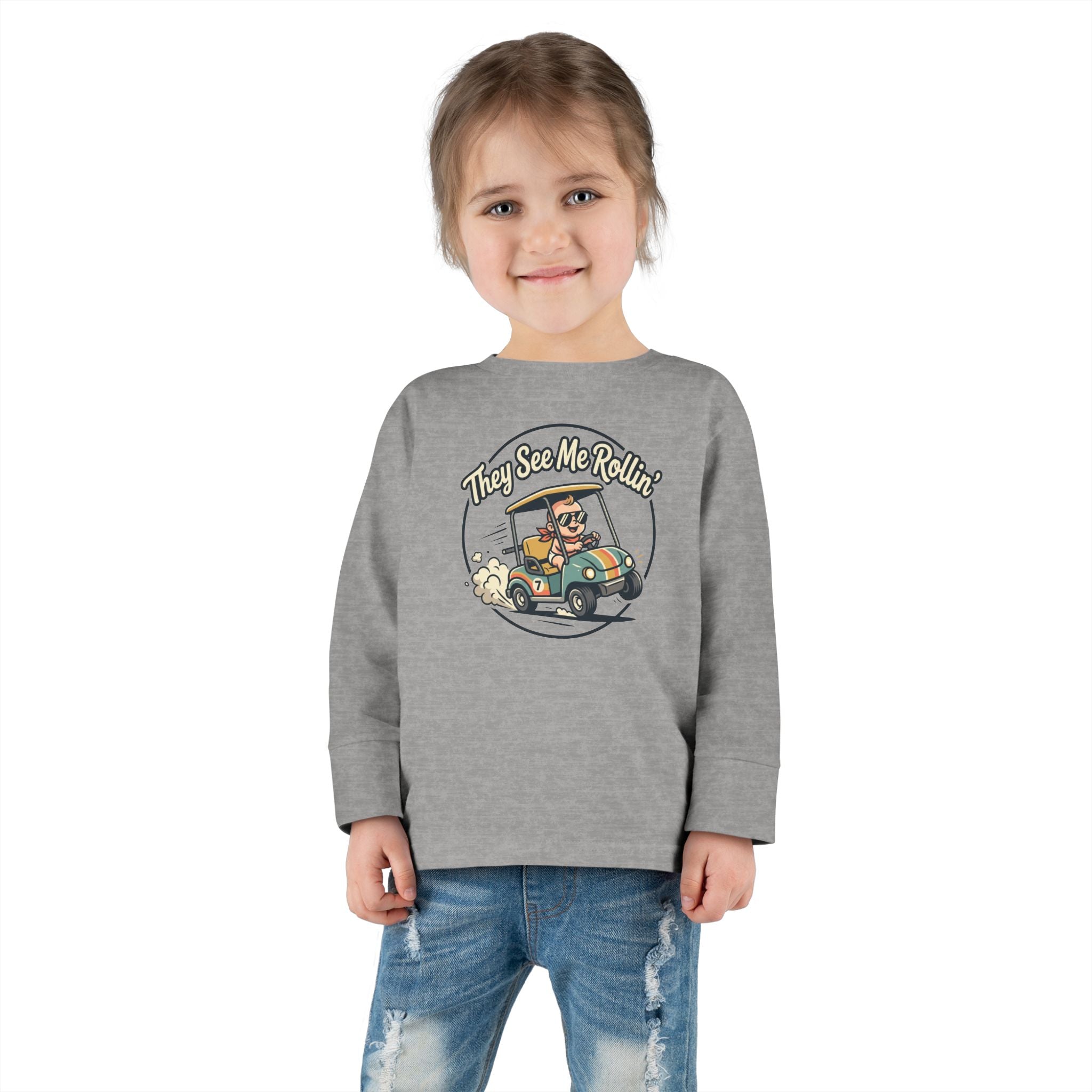 Toddler Tee — They See Me Rollin
