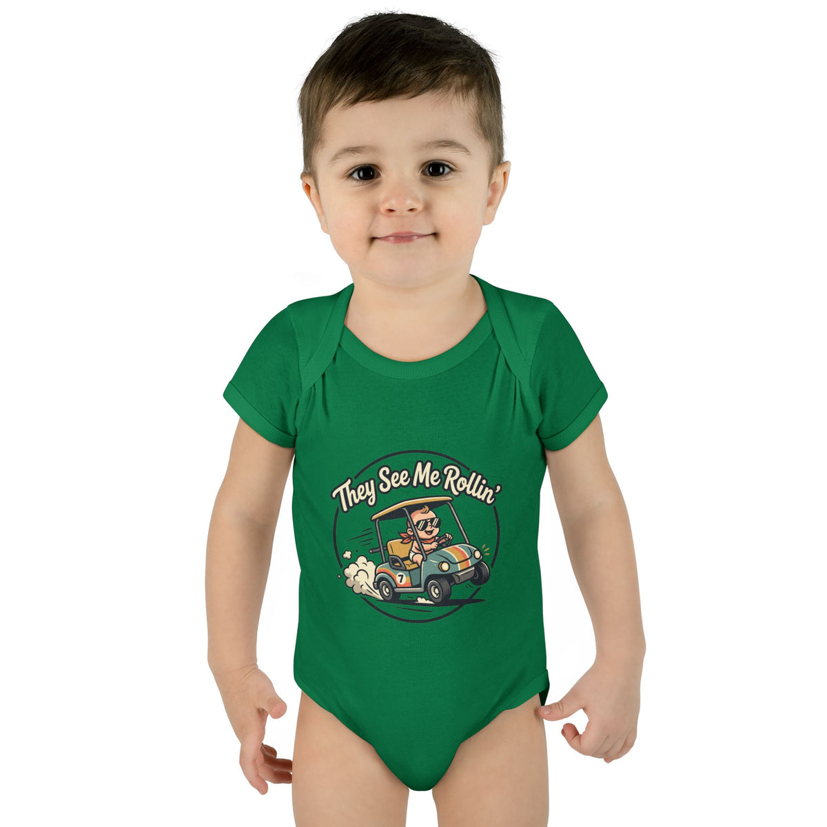 Infant Onesie - They See Me Rollin'