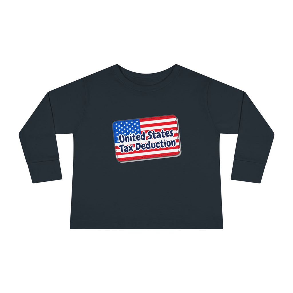 Toddler Long Sleeve Tee - United States Tax Deduction