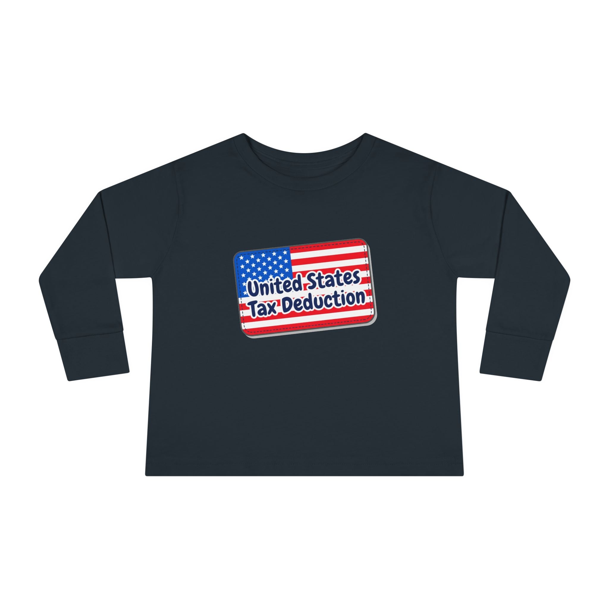 Toddler Long Sleeve Tee - United States Tax Deduction