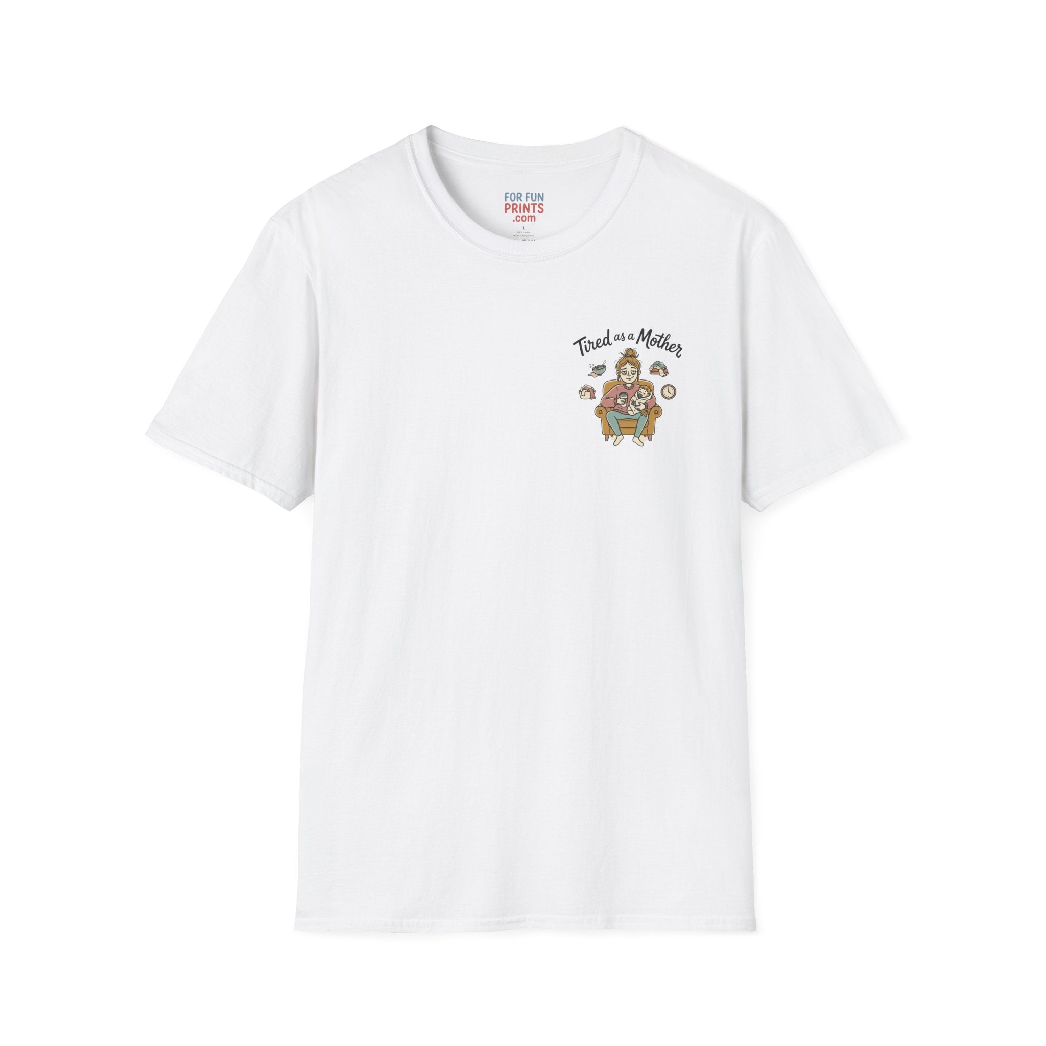 Tired as a Mother T-Shirt — Cute Mom Graphic Tee
