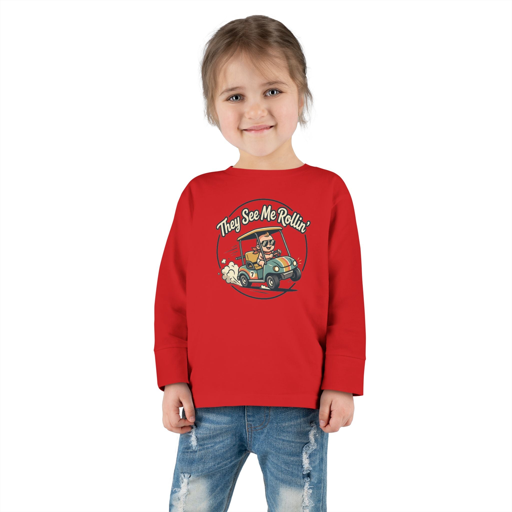 Toddler Tee — They See Me Rollin
