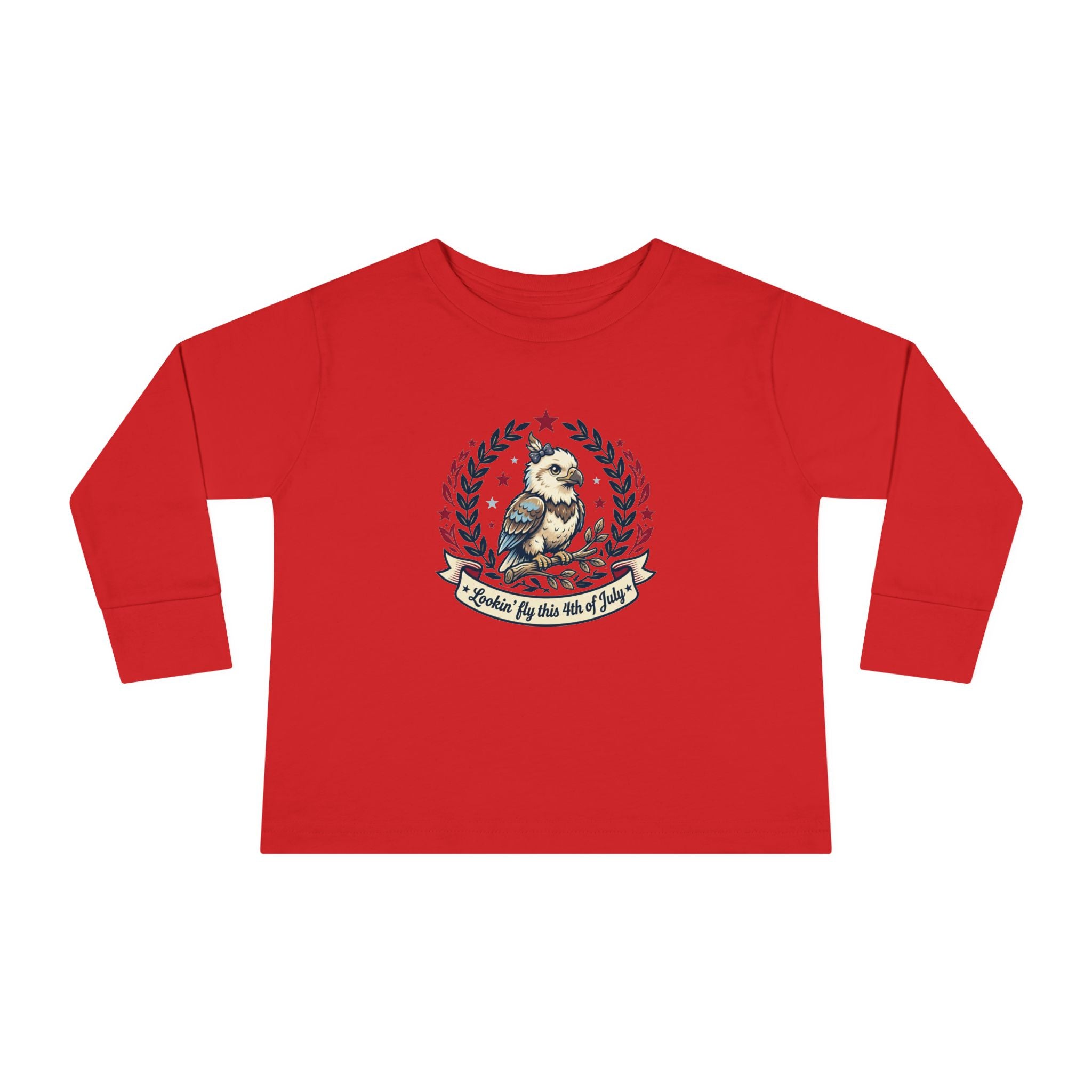 Toddler Long Sleeve Tee — Lookin' Fly This 4th of July