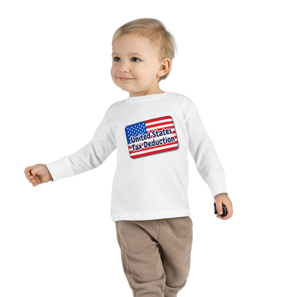 Toddler Long Sleeve Tee - United States Tax Deduction