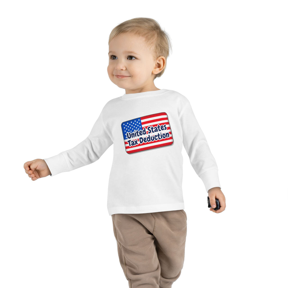 Toddler Long Sleeve Tee - United States Tax Deduction