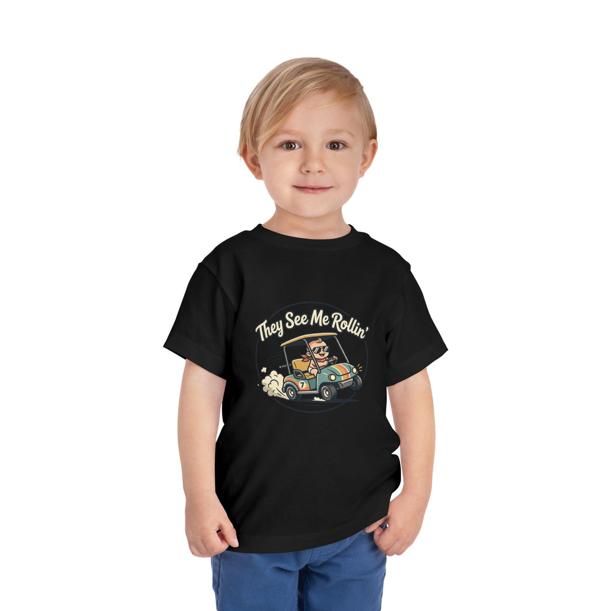 Toddler Tee - They See Me Rollin'