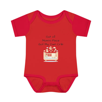 Infant Onesie - Out of Mom's Place Got My Own Crib