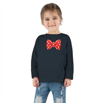 Toddler Long Sleeve Tee - Bow
