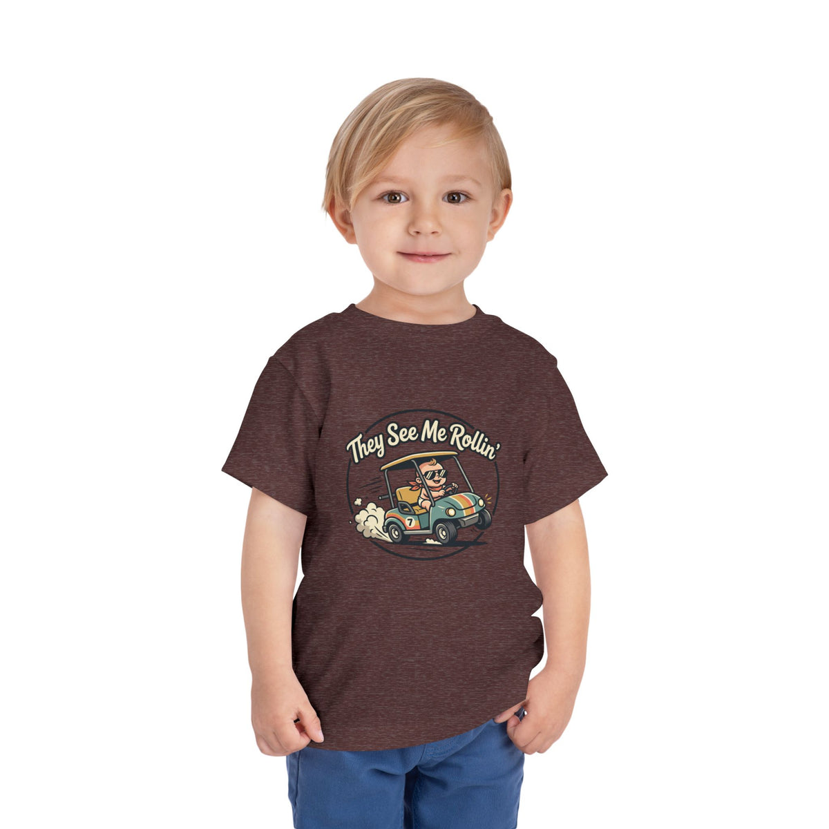 Toddler Tee - They See Me Rollin'
