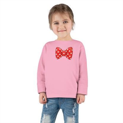 Toddler Long Sleeve Tee - Bow