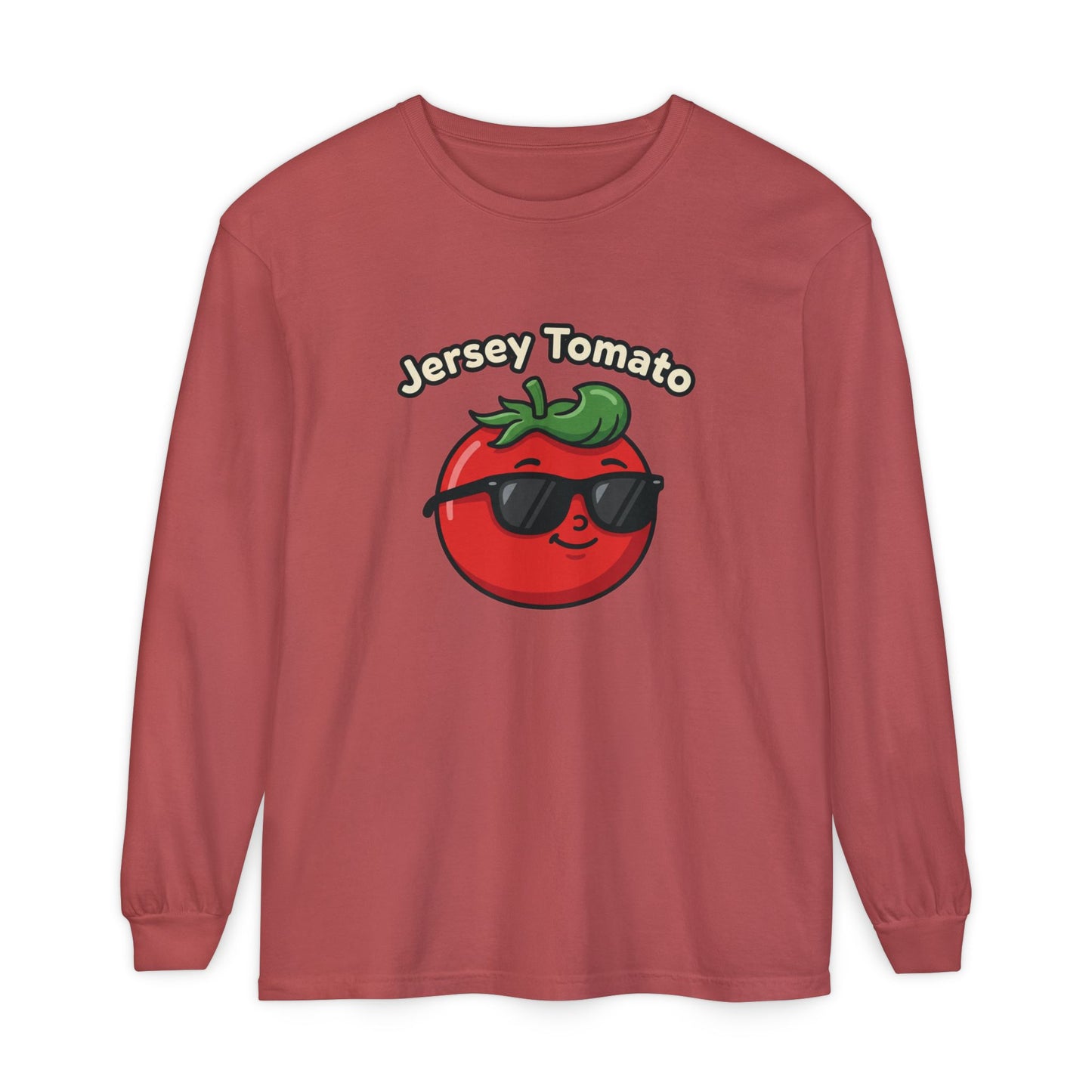 Comfort Colors LS T-Shirt *No Pocket* - Jersey Tomato