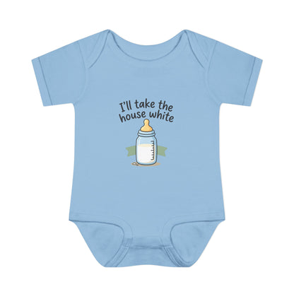 Infant Onesie - I'll Take the House White