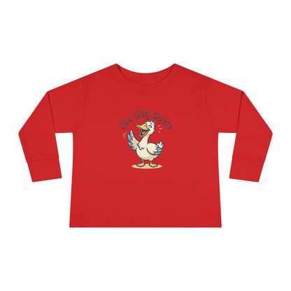 Toddler Long Sleeve Tee — One Silly Goose