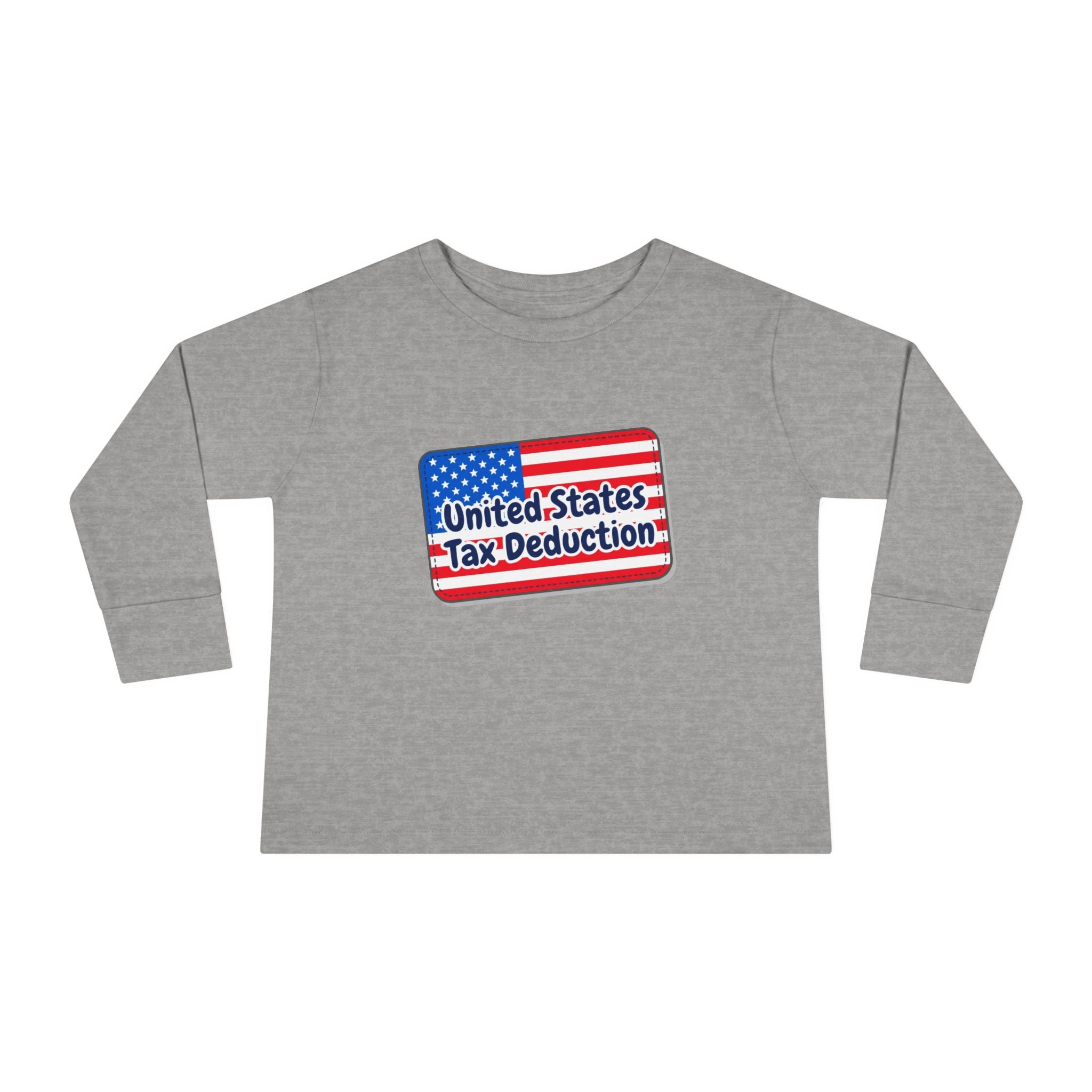 Toddler Long Sleeve Tee - United States Tax Deduction