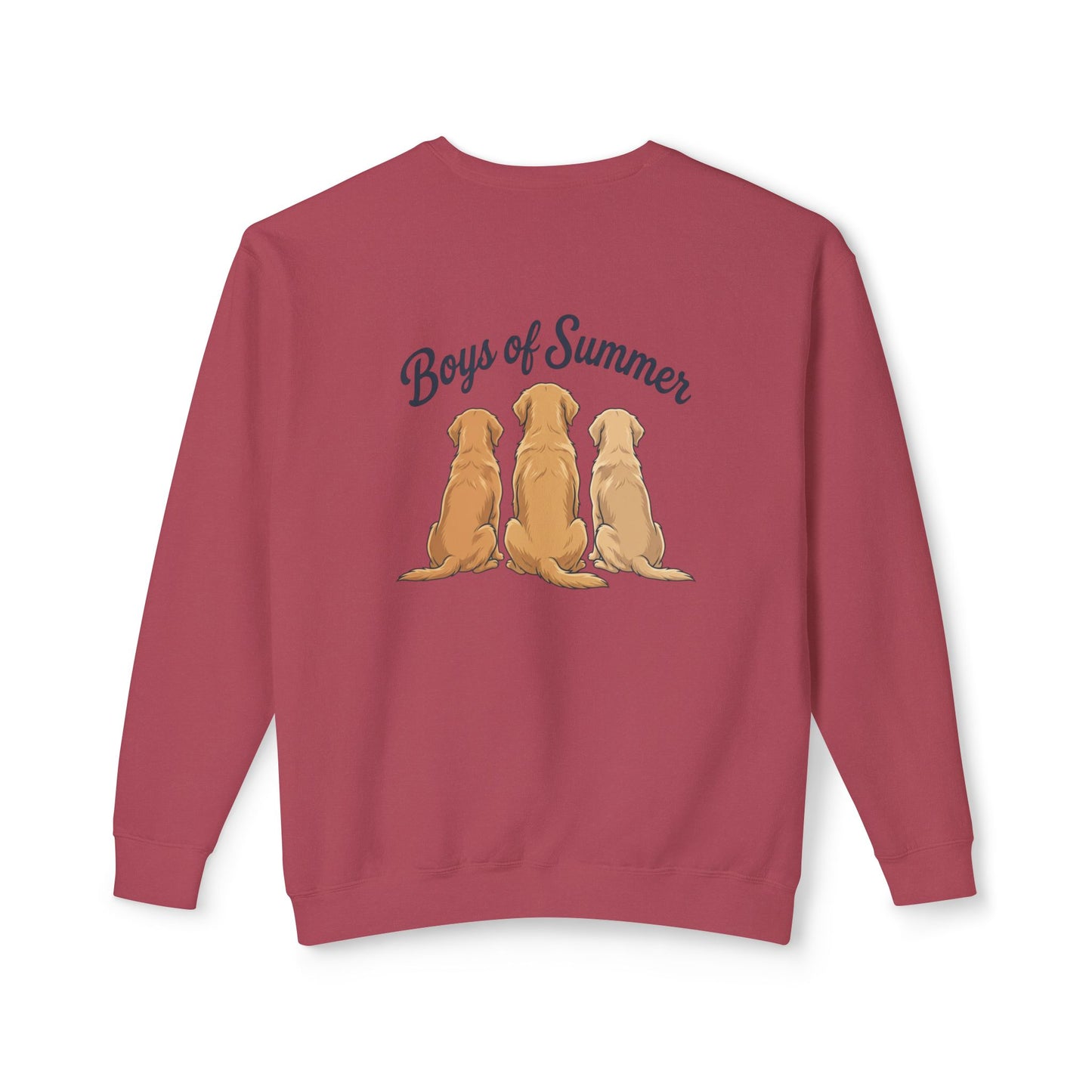 Comfort Colors Crewneck Sweatshirt - Boys of Summer Golden Retrievers