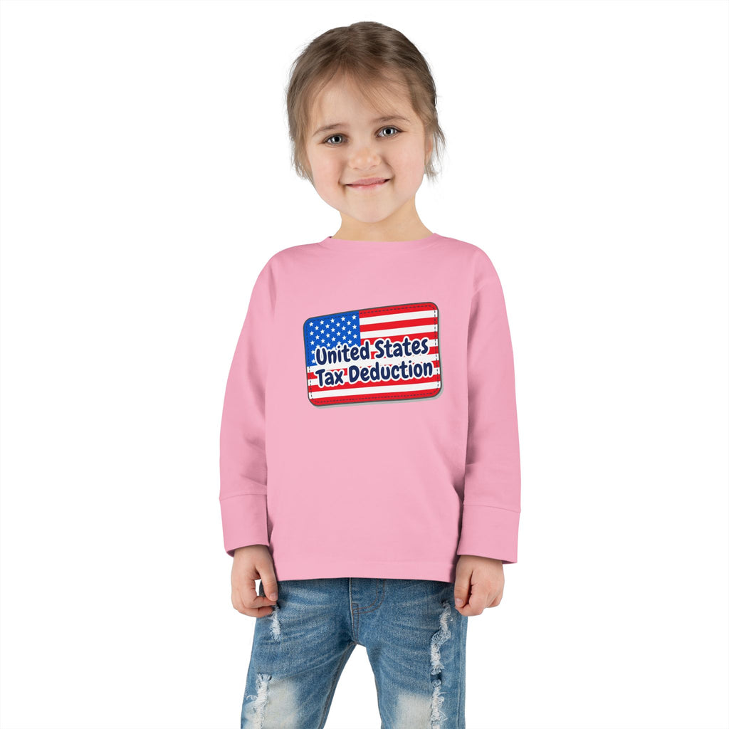Toddler Long Sleeve Tee - United States Tax Deduction