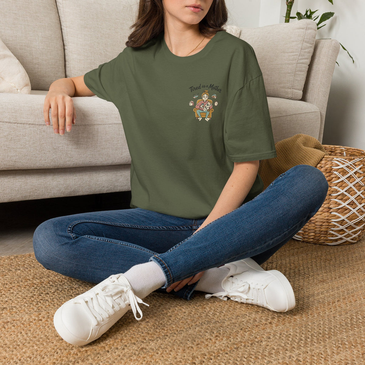 Unisex SS T-Shirt - Tired as a Mother