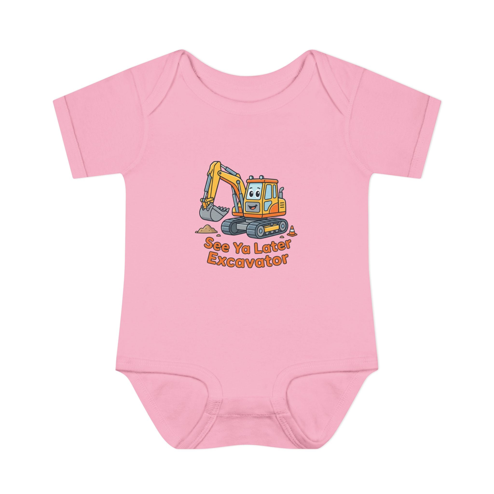 Infant Onesie - See Ya Later Excavator