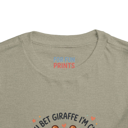 Toddler Tee – You Bet Giraffe I'm Cute
