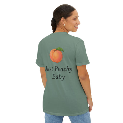 Comfort Colors SS T-Shirt *Pocket* - Just Peachy Baby