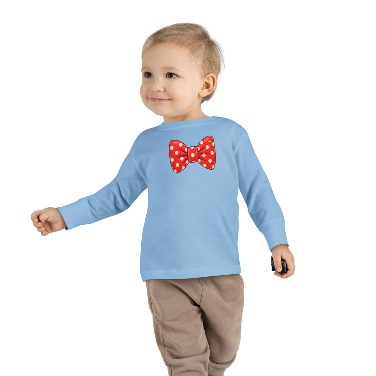Toddler Long Sleeve Tee - Bow