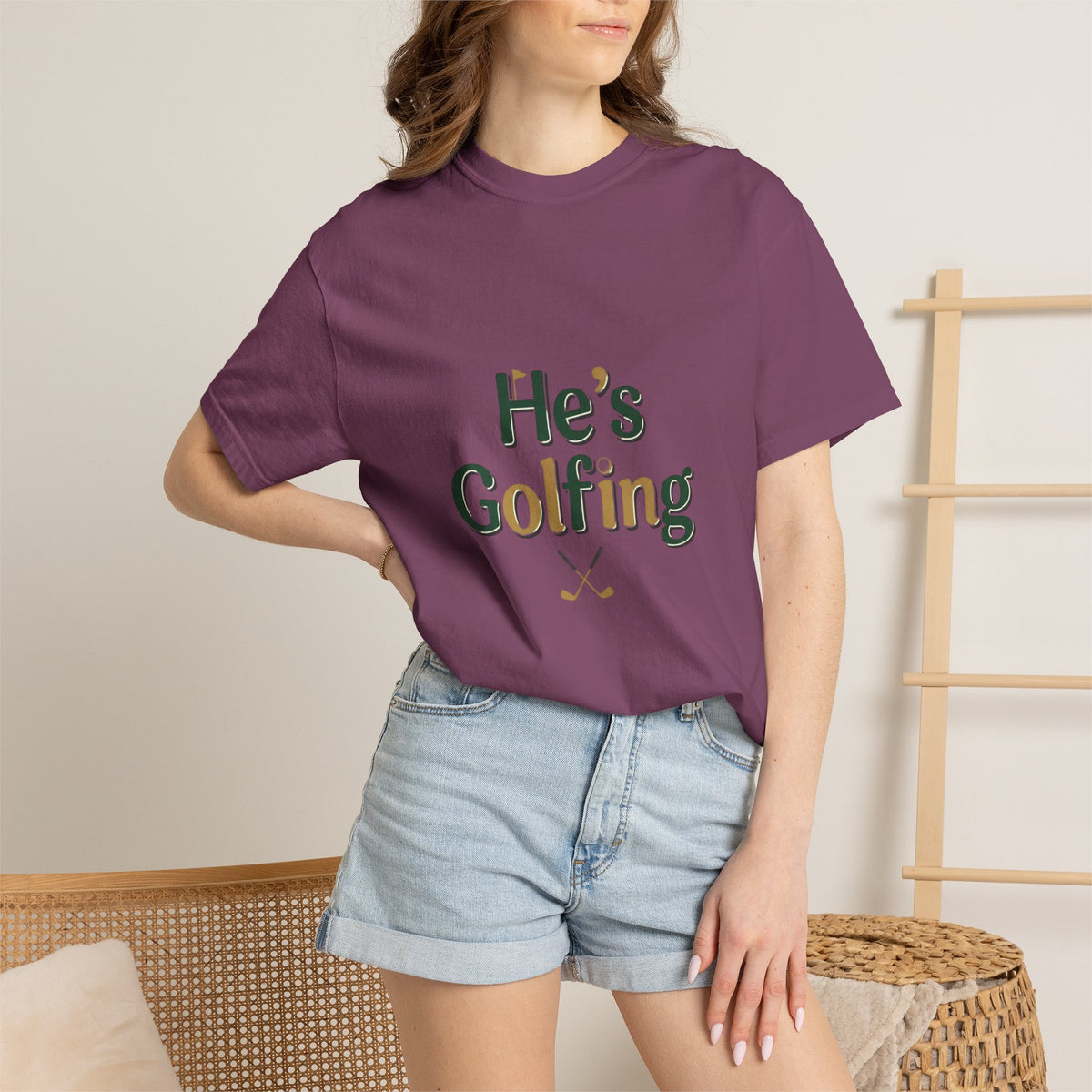 Comfort Colors SS T-Shirt *No Pocket* — He's Golfing