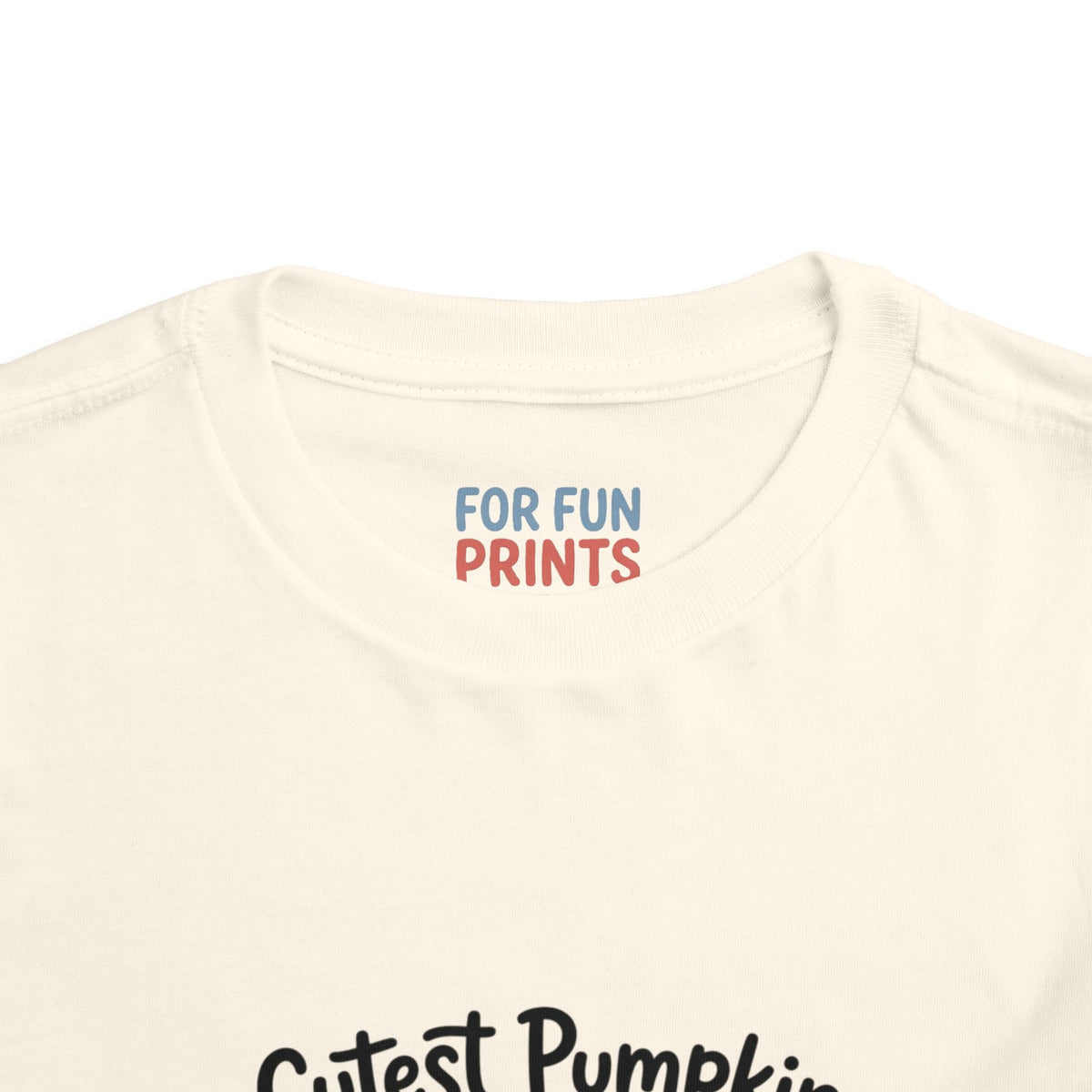 Toddler Short Sleeve Tee - Cutest Pumpkin in the Patch