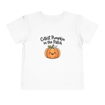 Toddler Short Sleeve Tee - Cutest Pumpkin in the Patch
