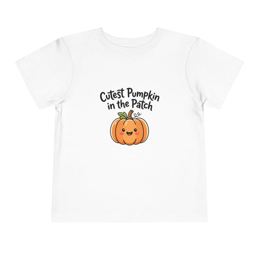 Toddler Short Sleeve Tee - Cutest Pumpkin in the Patch